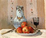 Still Life with Apples and Pitcher by Camille Pissarro